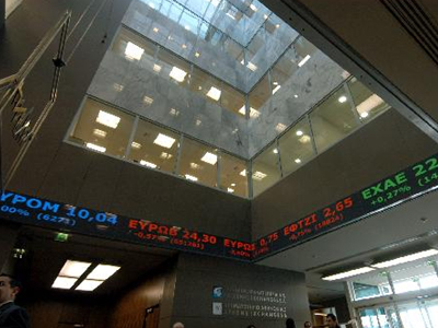 Νευρικότητα στο Χρηματιστήριο Αθηνών